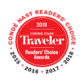 2017 Conde Nast Traveler Readers Choice Award